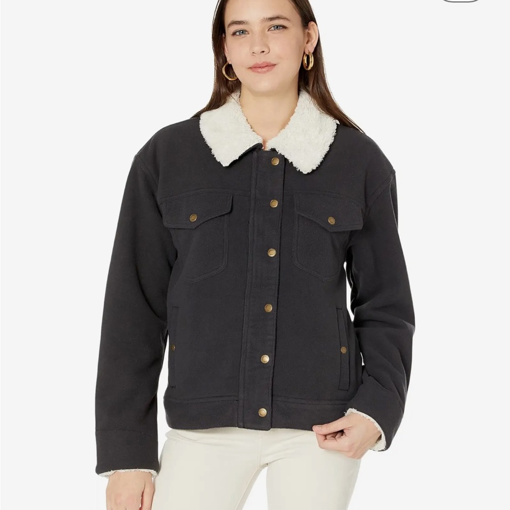 FAHERTY Women’s Sherpa lined trucker jacket